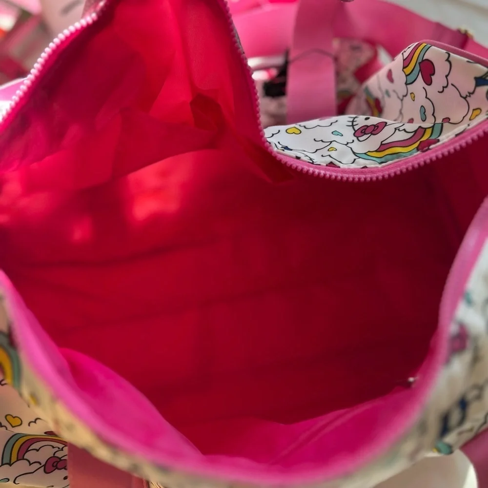 Hello Kitty Rainbow Bag Bundle - Pink and White